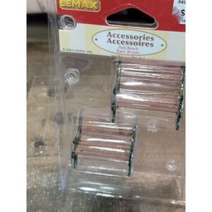 Lemax 2003 park bench Village accessory Decor figure